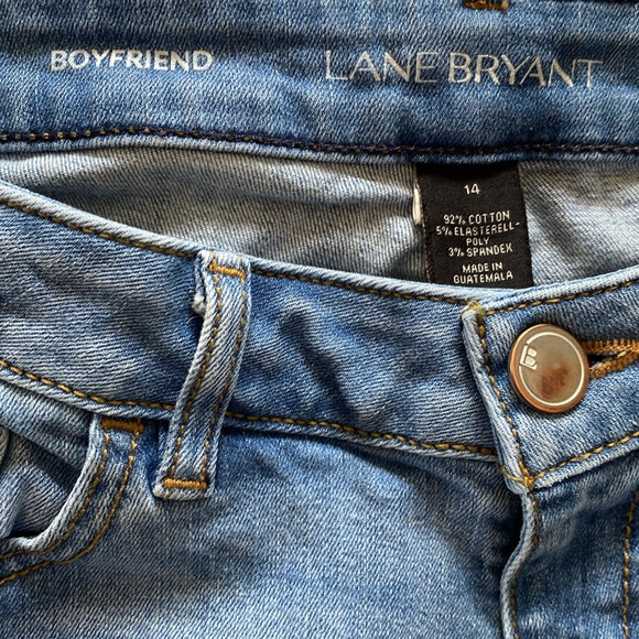 Lane Bryant, size 14, boyfriend, distressed jeans - Picture 2 of 7